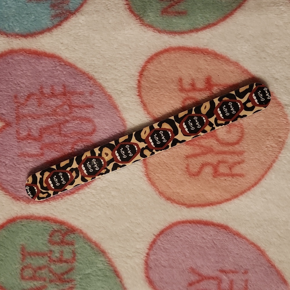 Cheetah Print Nail File
